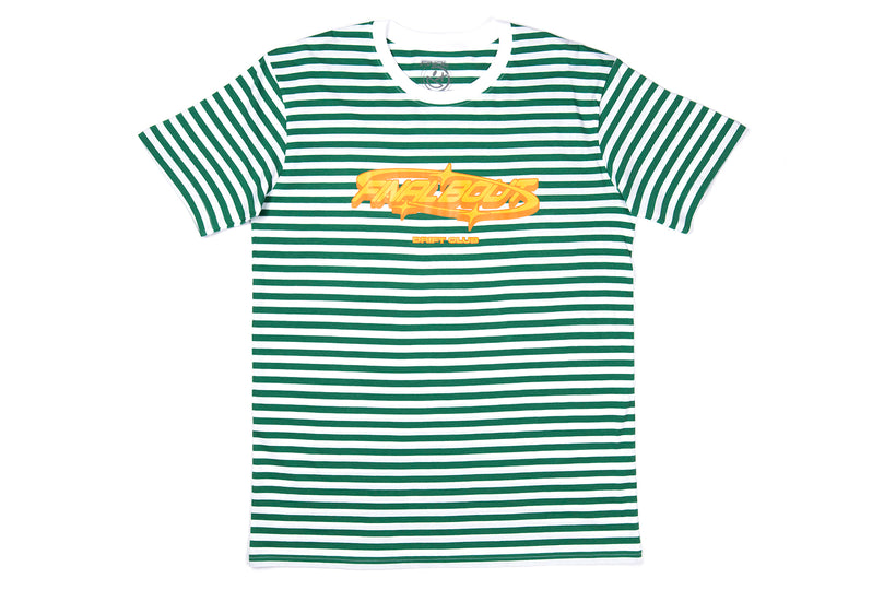 Striped Tee [Green/White]